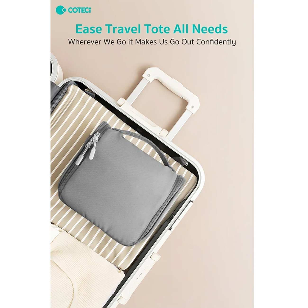 کیف لوازم آرایشی و بهداشتی مسافرتی تاشو کوتسی TR-040