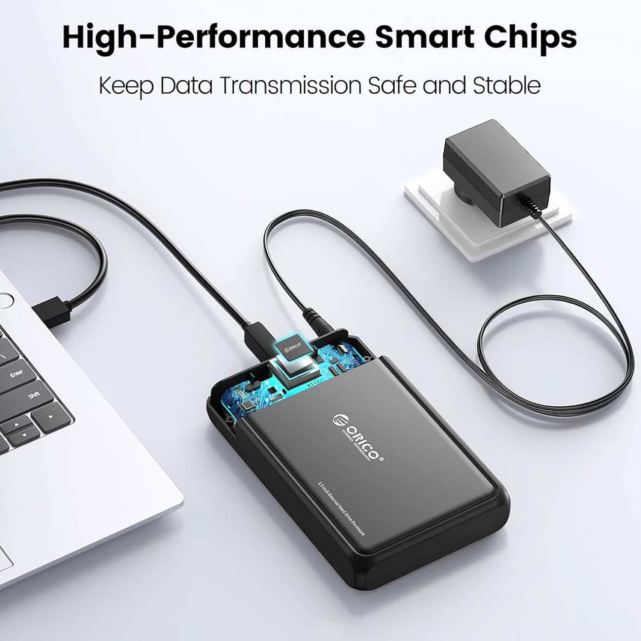 باکس هارد 2.5 اینچی و 3.5 اینچی USB 3.0 و تایپ سی به SATA اوریکو DDL35-C3