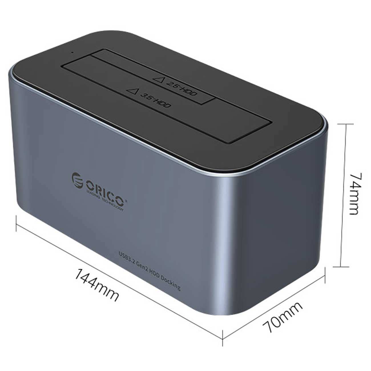 باکس هارد 2.5 اینچ و 3.5 اینچ یک سینی تایپ سی اوریکو 6616C3