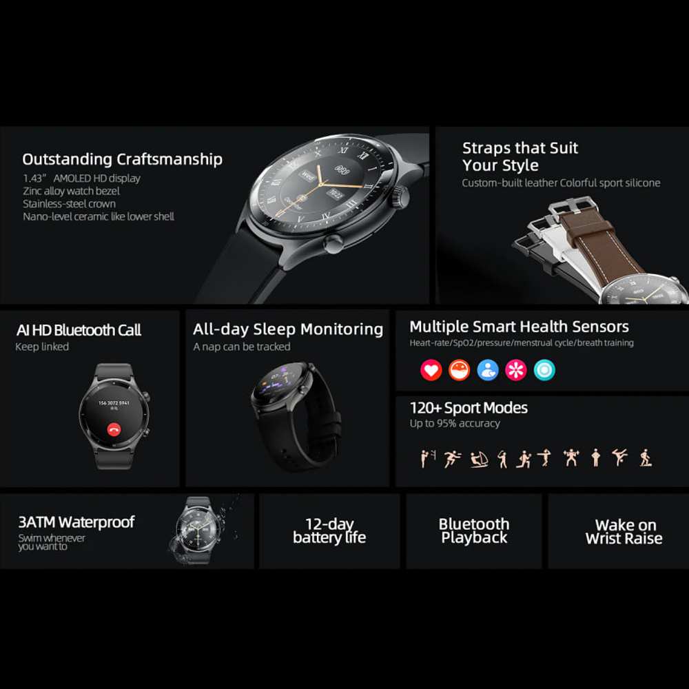 ساعت هوشمند ضدآب کیوسیوای Active GT