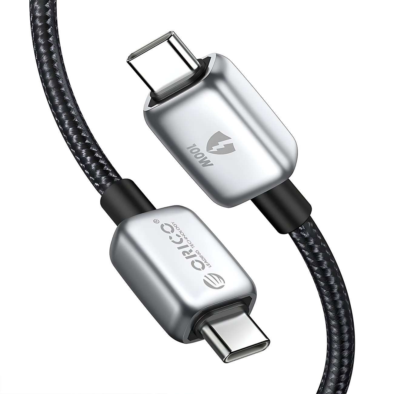 کابل سوپر فست شارژ تایپ سی به تایپ سی 100 وات یک متری اوریکو GQZB100-10-BK-BP