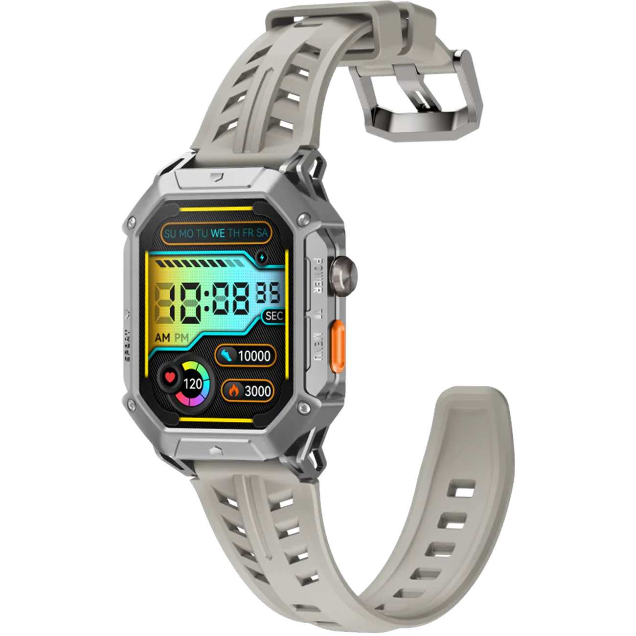 ساعت هوشمند ضدآب با طراحی نظامی هایلو IRON N1