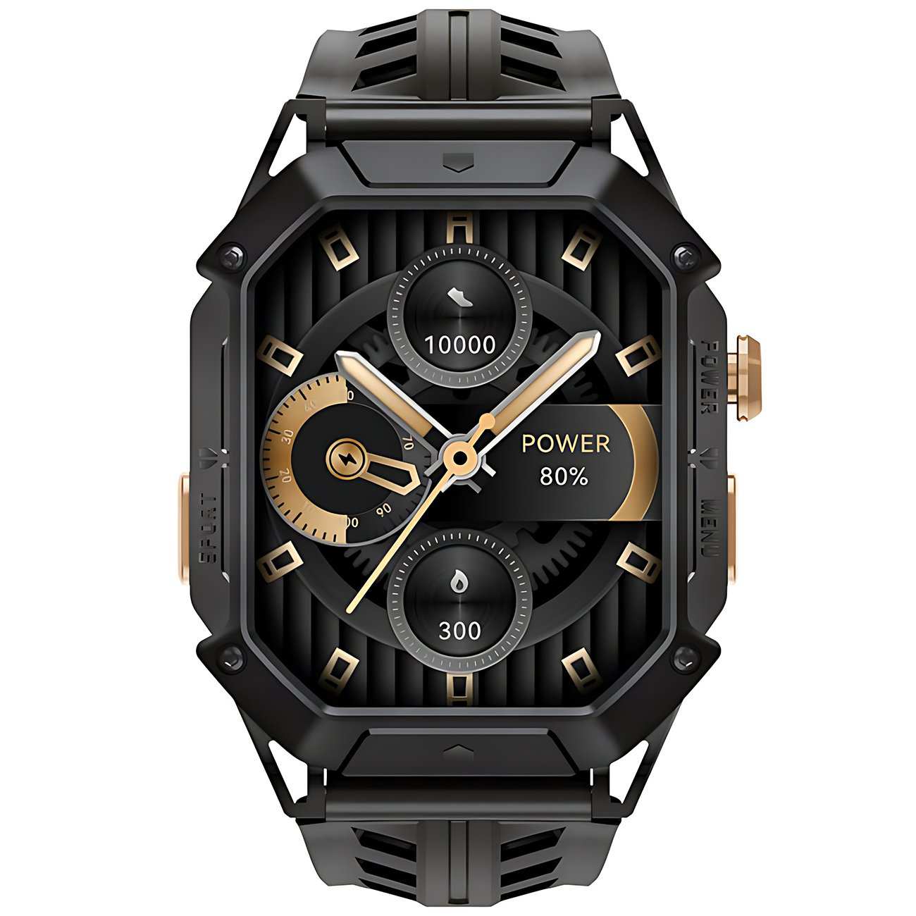 ساعت هوشمند ضدآب با طراحی نظامی هایلو IRON N1