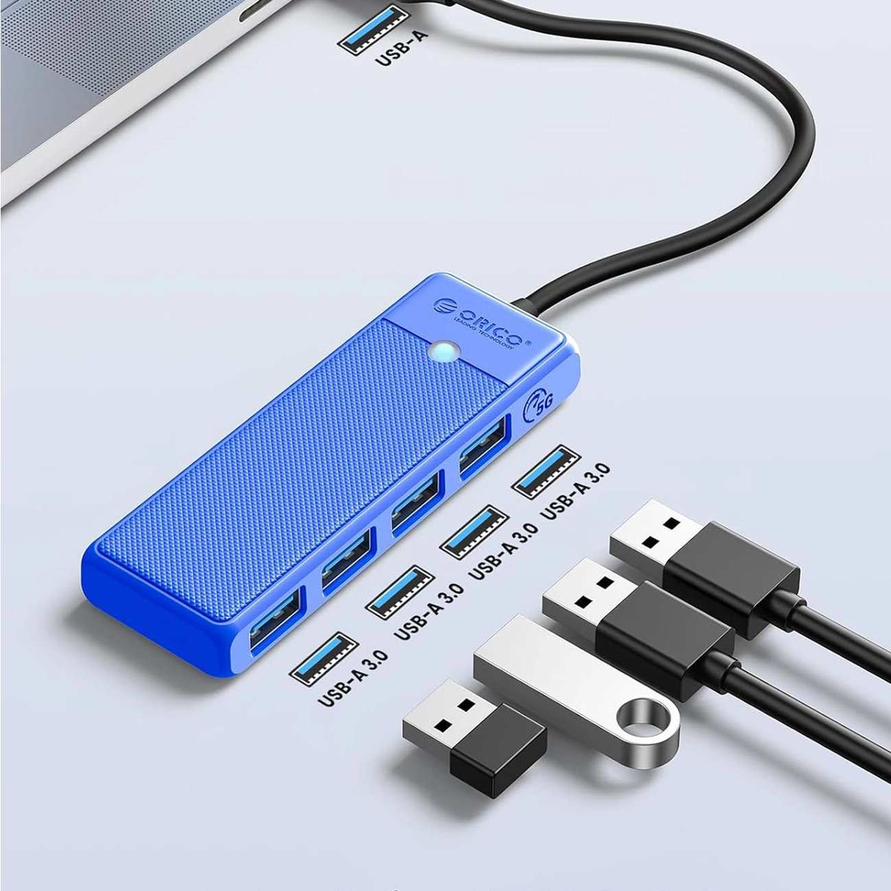 هاب USB 3.0 چهار پورت اوریکو PAPW4A-U3-015