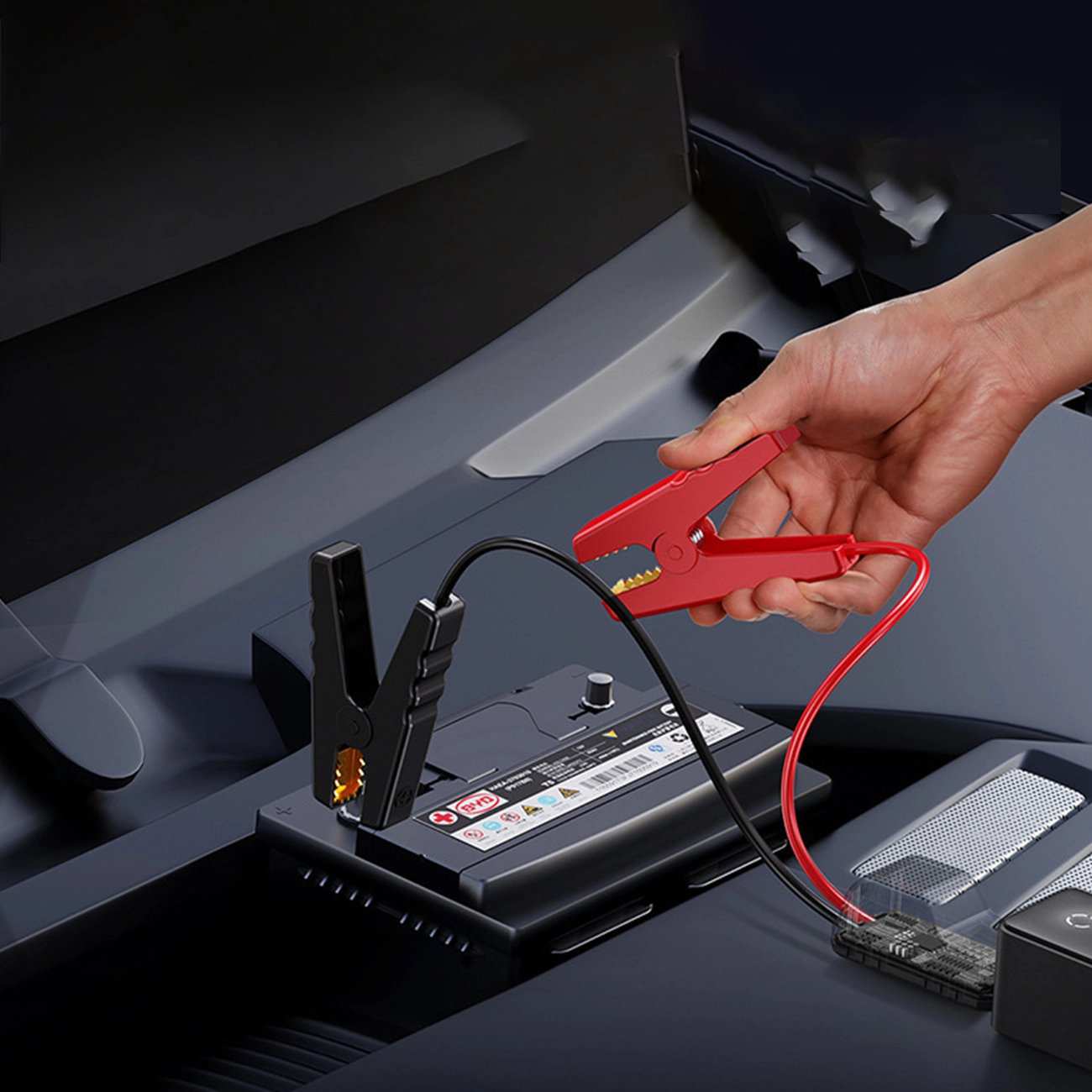 جامپ استارتر خودرو، پاوربانک 6000 میلیآمپر و چراغ قوه بیسوس BS-CH006 C00259200121-00