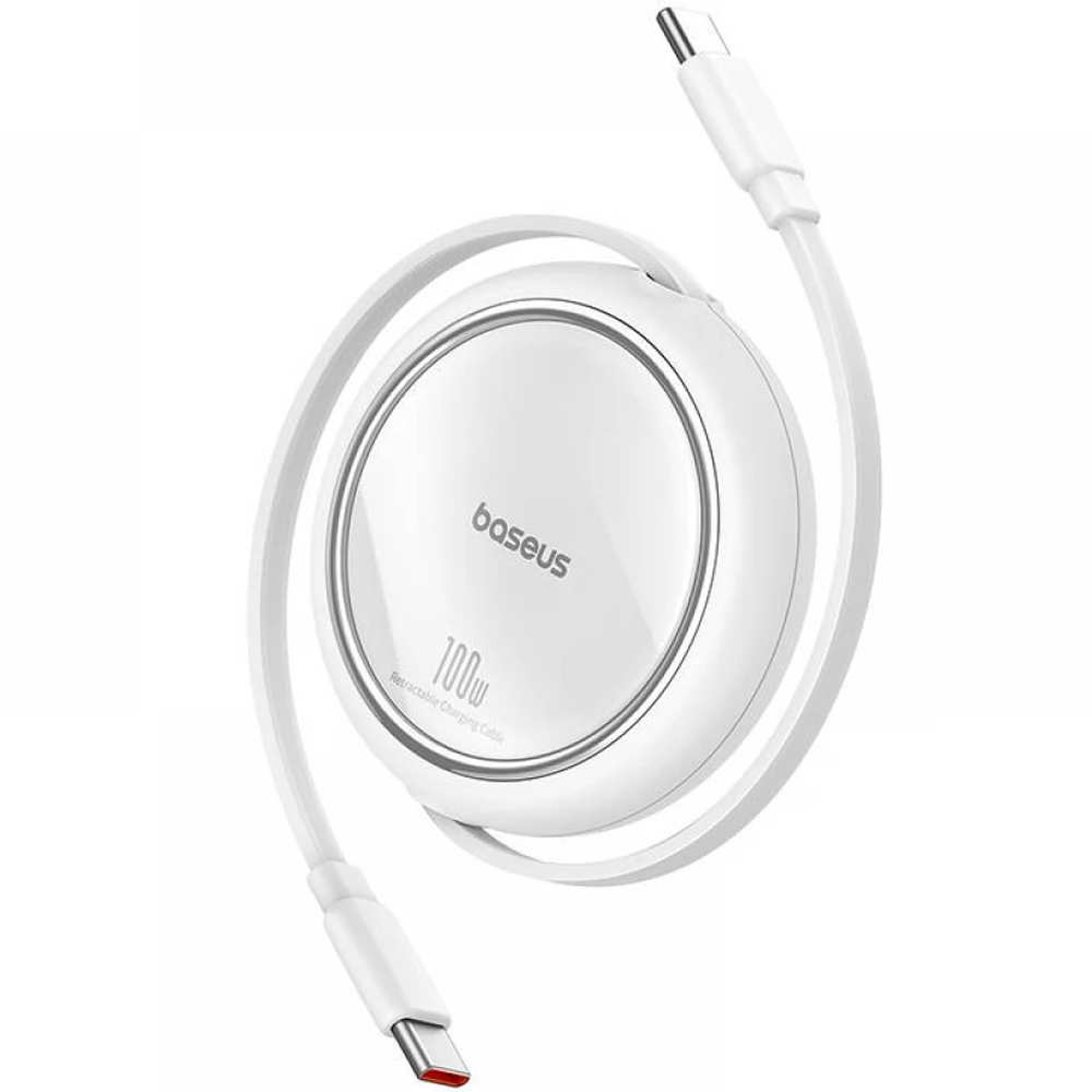 کابل شارژ دوسر تایپ سی جمعشونده 100 وات یک متری بیسوس P10364500111 CB000062