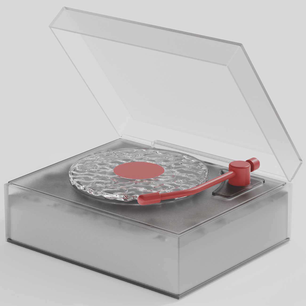 اسپیکر بلوتوثی و چراغ خواب رومیزی شانکسیا Round-X08 طرح گرامافون