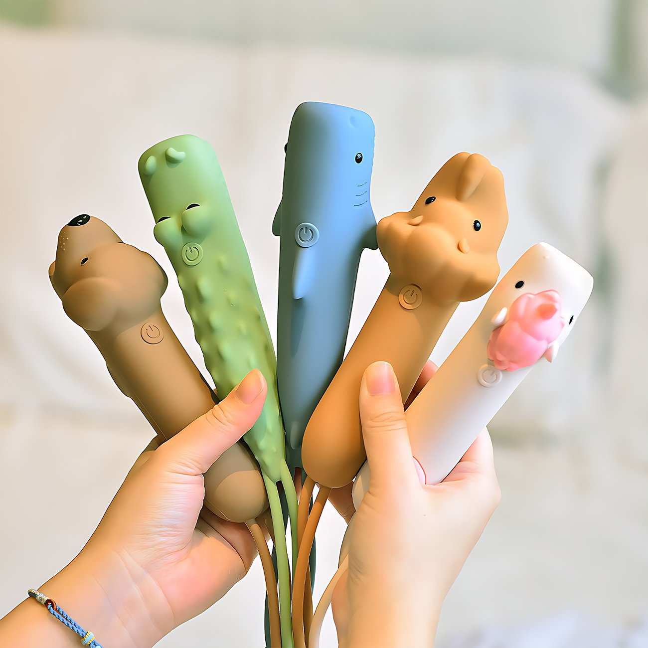 چراغ قوه شارژی فانتزی طرح حیوانات LJC-239