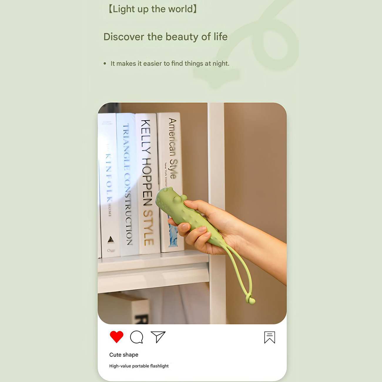 چراغ قوه شارژی فانتزی طرح حیوانات LJC-239