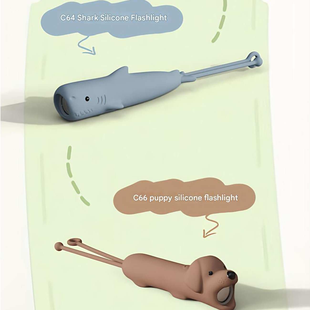 چراغ قوه شارژی فانتزی طرح حیوانات LJC-239