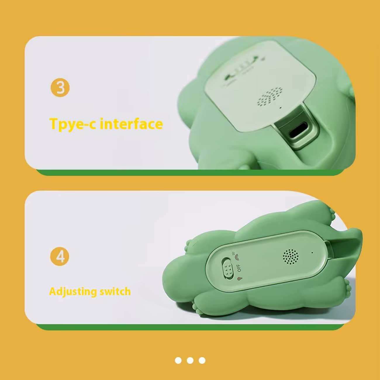 چراغ خواب فانتزی شارژی رانمی Runmei JXJA056 طرح کروکودیل