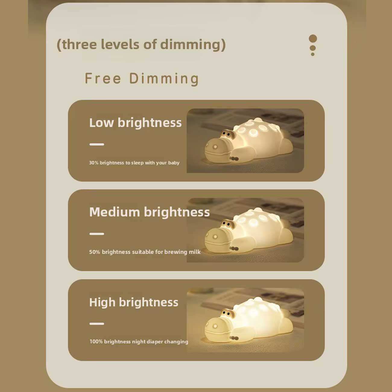 چراغ خواب فانتزی شارژی رانمی Runmei JXJA056 طرح کروکودیل