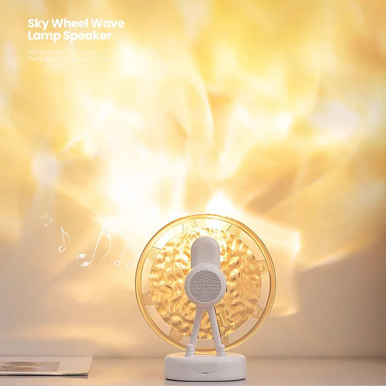 چراغ خواب موزیکال اسکایویل و اسپیکر بلوتوثی اپیک ZAY-L07 با قابلیت برقراری تماس