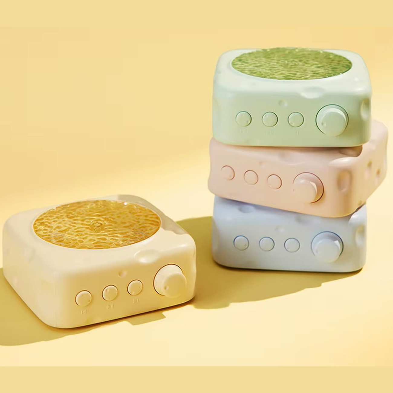 اسپیکر بلوتوثی و چراغ خواب فانتزی رانمی Runmei LK13 طرح پنیر