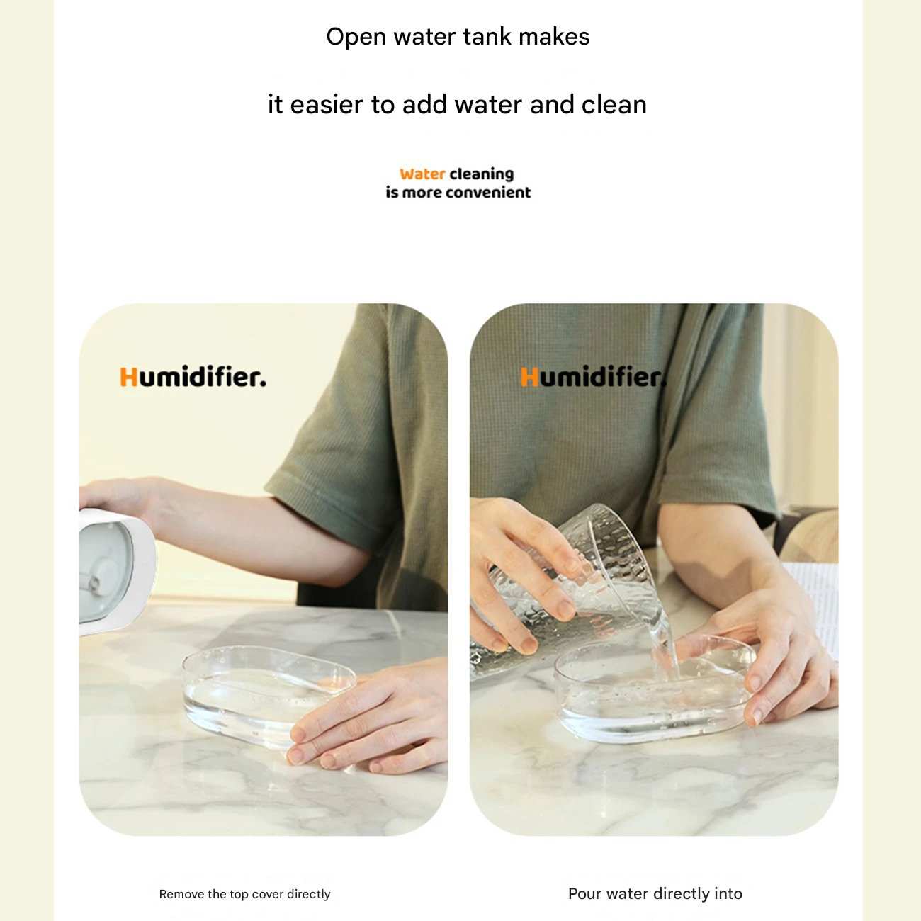 دستگاه بخور سرد و آروماتراپی شارژی H1-S طرح کوه یخ چرخان