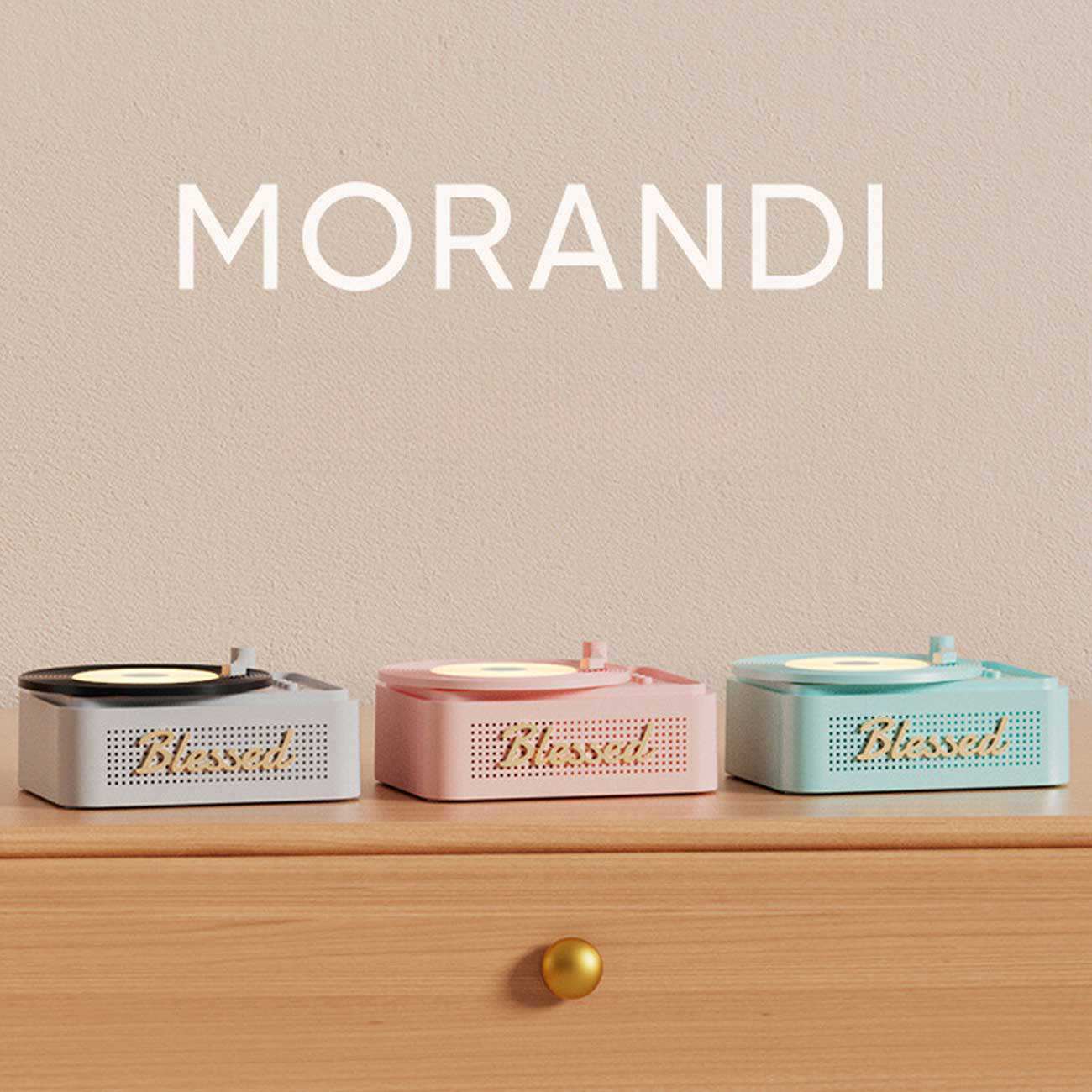 اسپیکر بلوتوثی طرح گرامافون MYCP2466