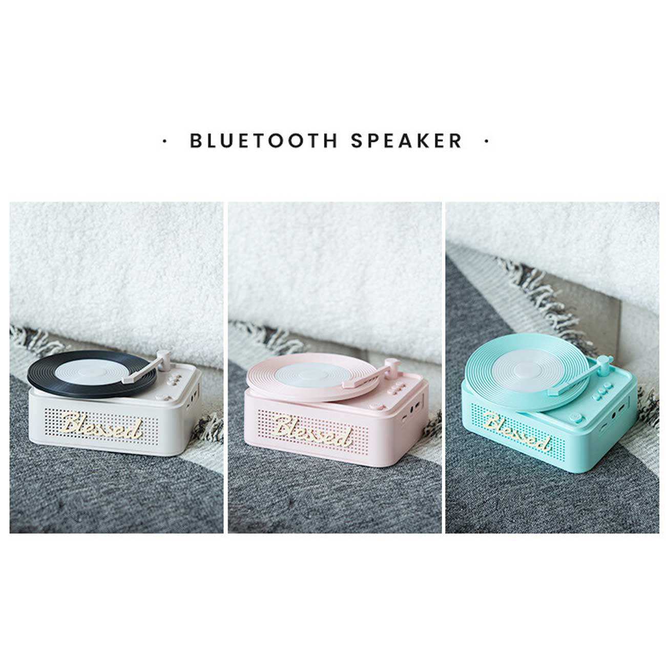 اسپیکر بلوتوثی طرح گرامافون MYCP2466