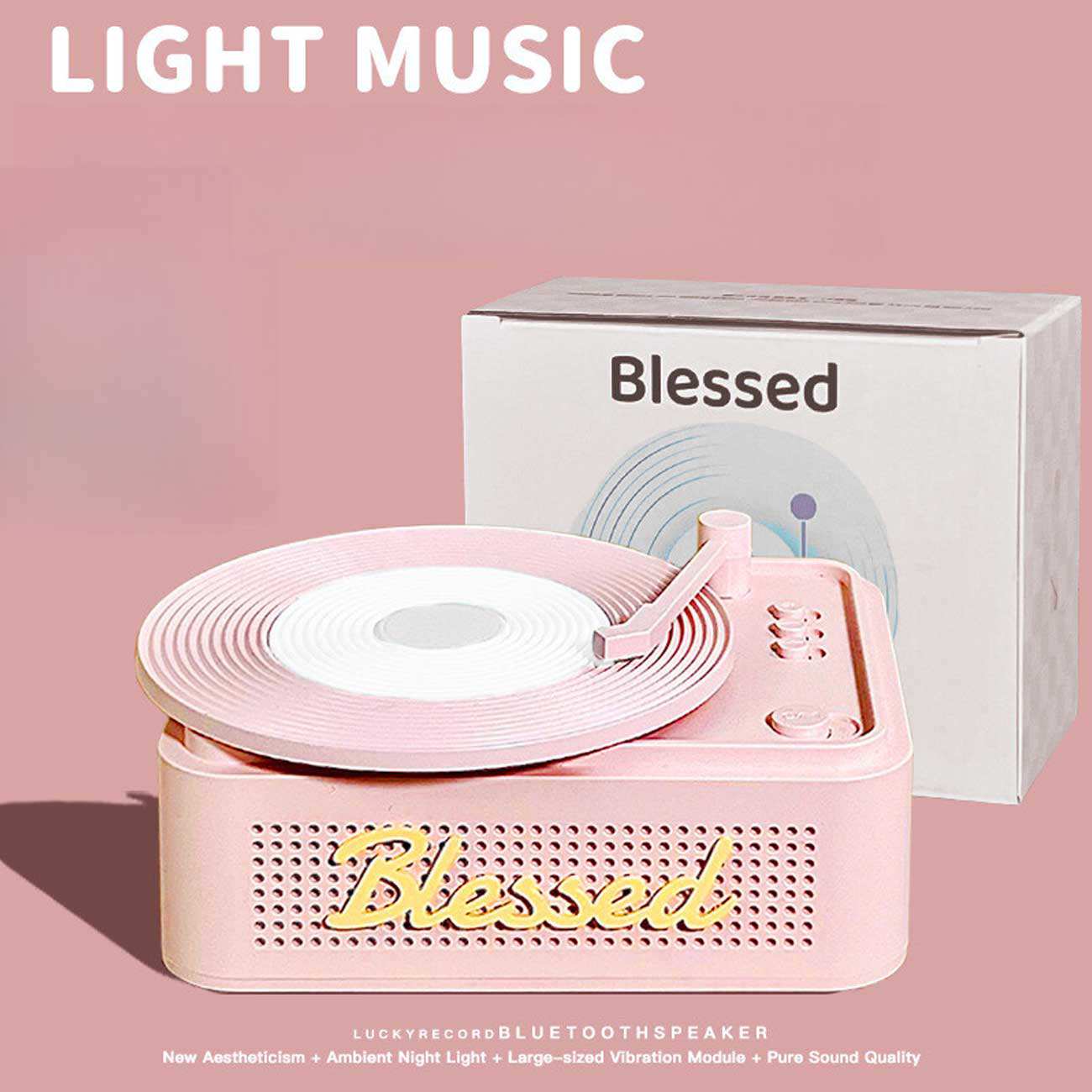 اسپیکر بلوتوثی طرح گرامافون MYCP2466