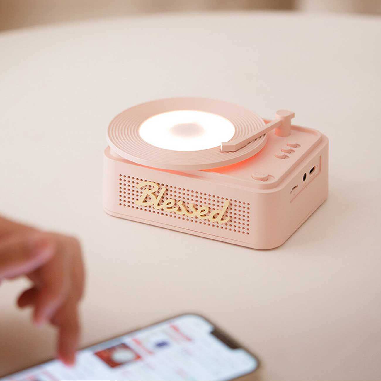 اسپیکر بلوتوثی طرح گرامافون MYCP2466