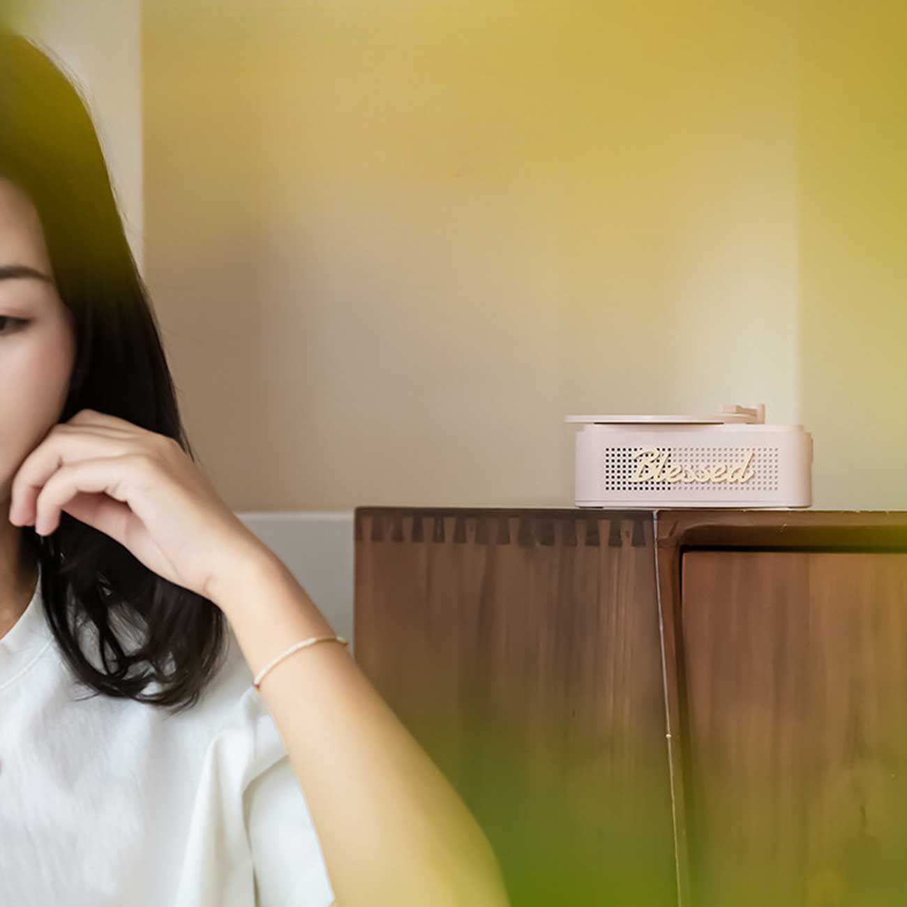 اسپیکر بلوتوثی طرح گرامافون MYCP2466