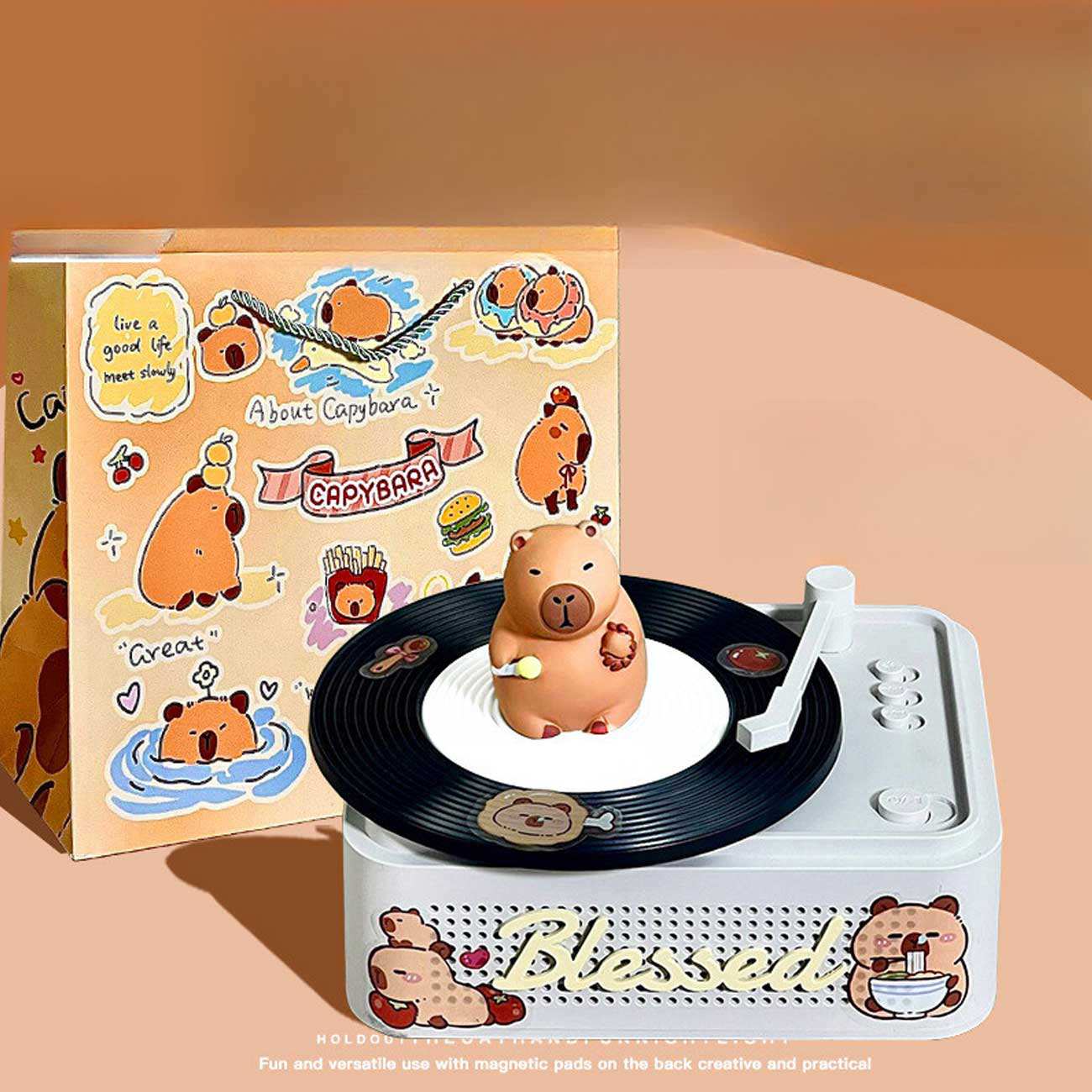 اسپیکر بلوتوثی طرح گرامافون MYCP2466