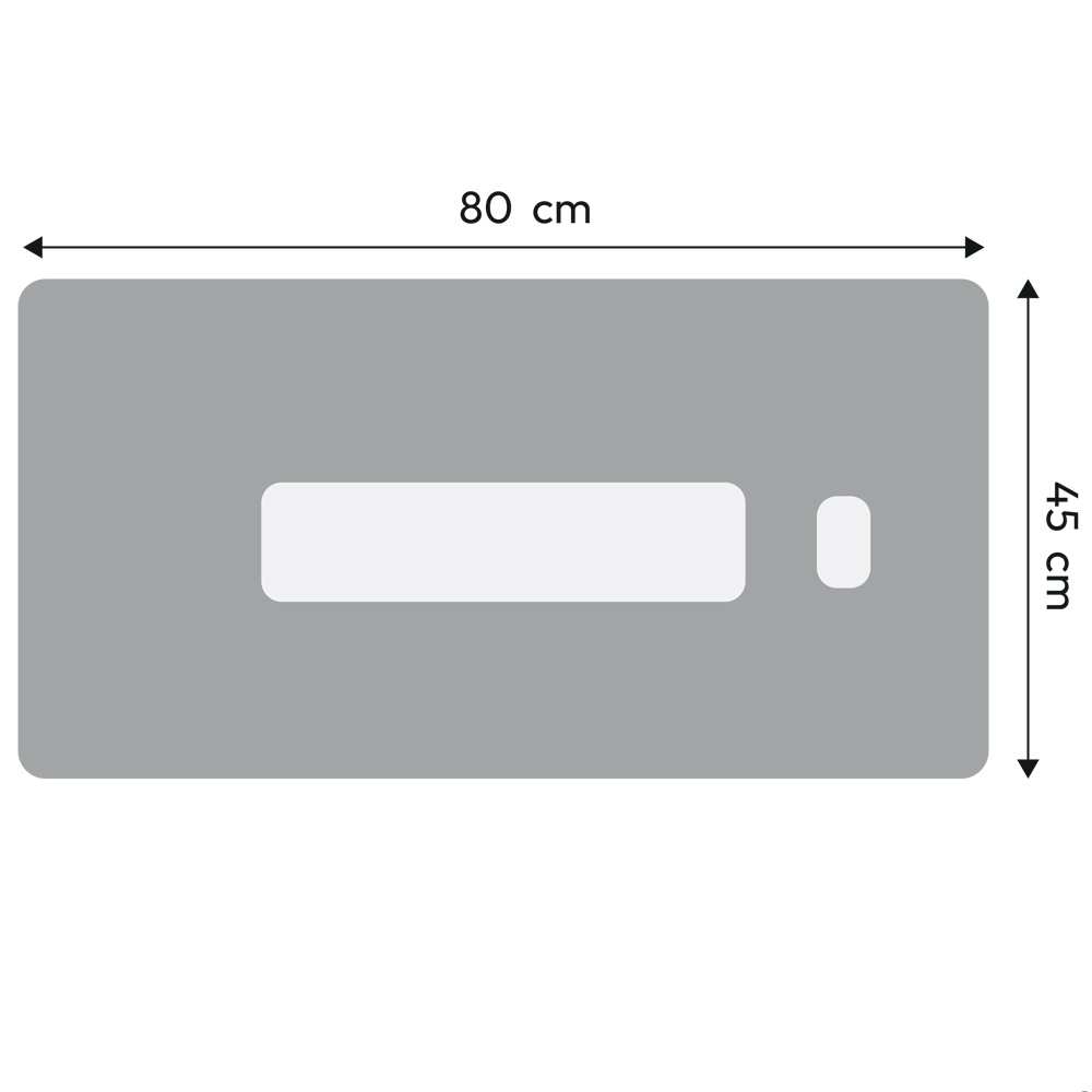 موس پد و دسکمت چرمی سایز بزرگ 80*45 سانتیمترmanner