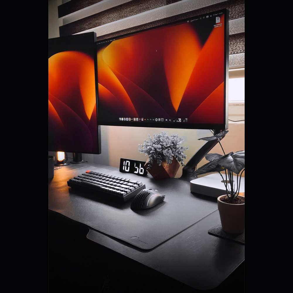 موس پد و دسکمت چرمی سایز بزرگ 80*45 سانتیمترmanner