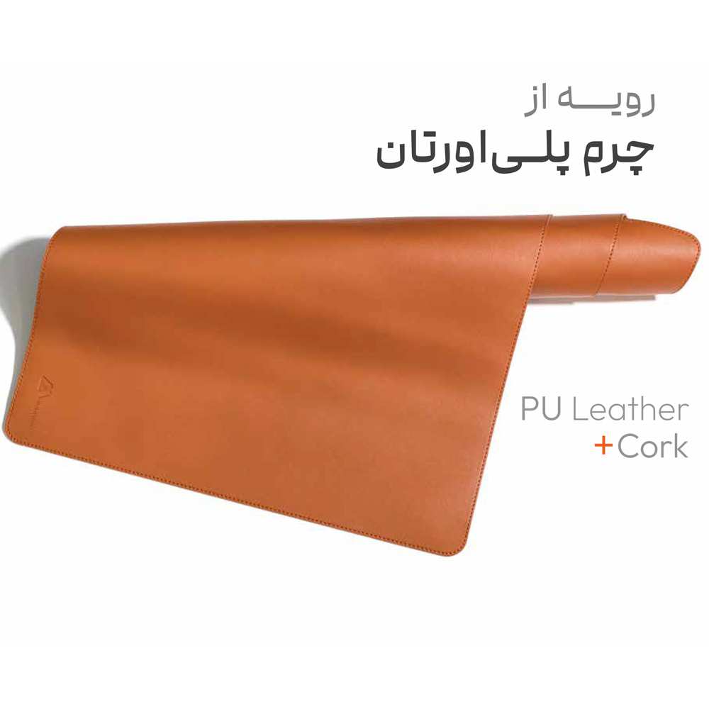 موس پد و دسکمت چرمی سایز بزرگ 80*45 سانتیمترmanner