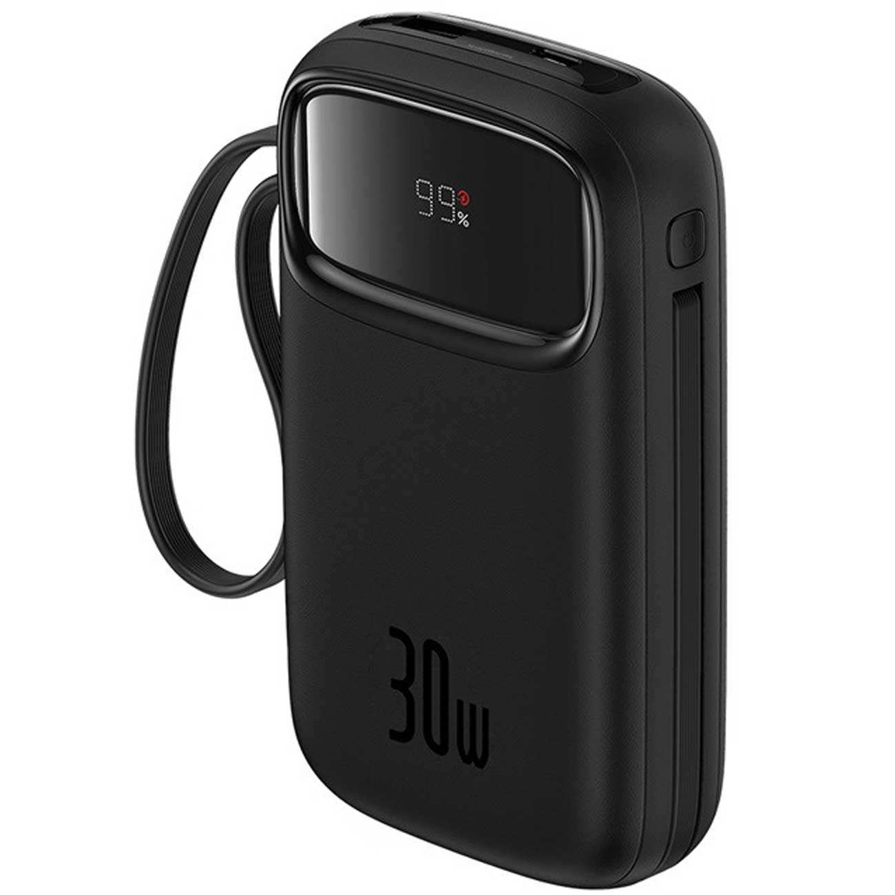 پاوربانک 10000 میلیآمپر USB و تایپسی 30 وات بیسوس Qpow 2 PPQD4-10C