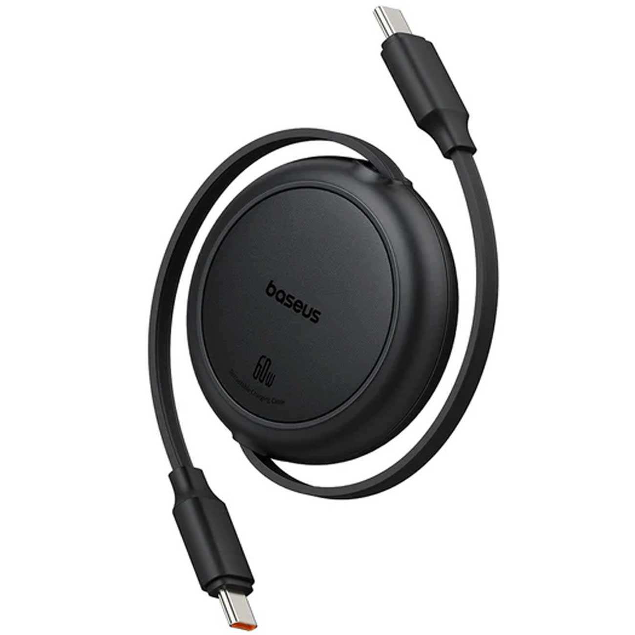 کابل شارژ دوسر تایپ سی جمعشونده 60 وات یک متری بیسوس P10364500111 CB000088