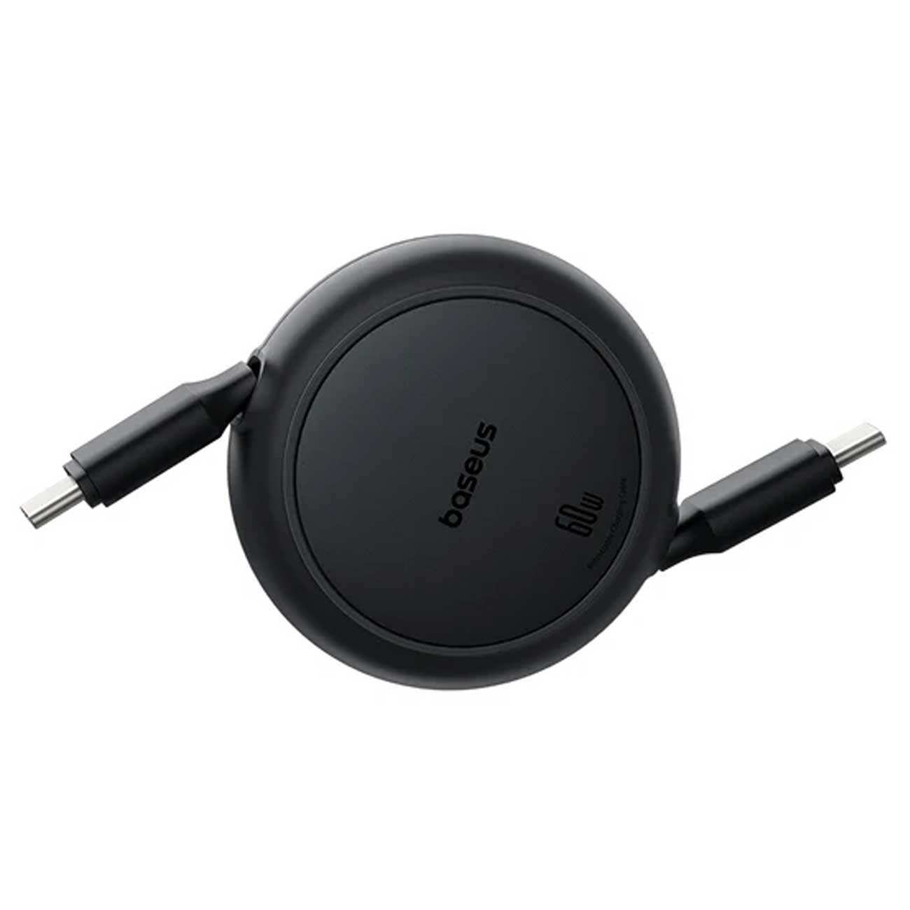 کابل شارژ دوسر تایپ سی جمعشونده 60 وات یک متری بیسوس P10364500111 CB000088