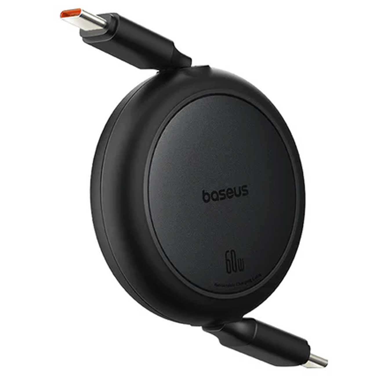 کابل شارژ دوسر تایپ سی جمعشونده 60 وات یک متری بیسوس P10364500111 CB000088