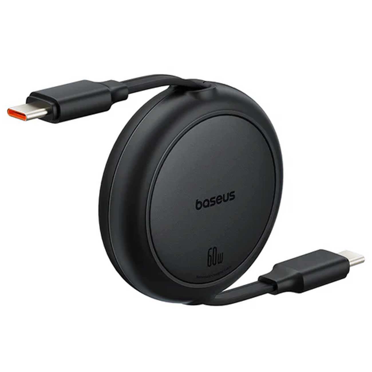 کابل شارژ دوسر تایپ سی جمعشونده 60 وات یک متری بیسوس P10364500111 CB000088