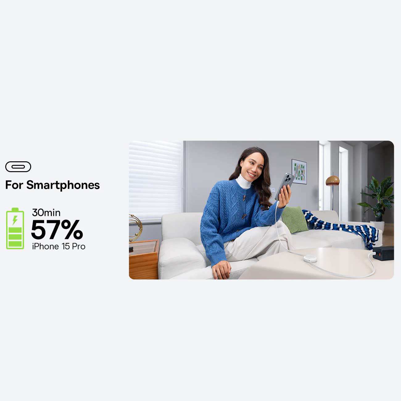 کابل شارژ دوسر تایپ سی جمعشونده 60 وات یک متری بیسوس P10364500111 CB000088