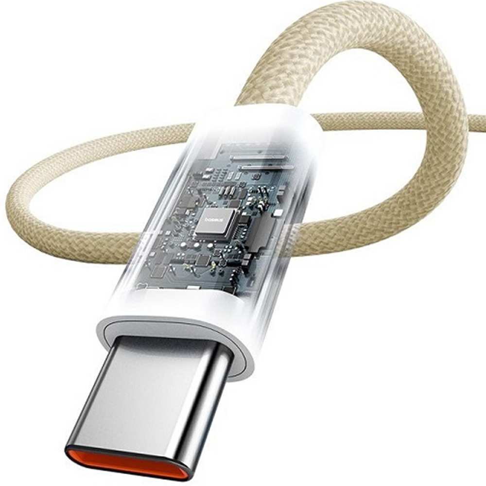 کابل دوسر تایپ سی 100 وات 5 آمپر یک متری بیسوس CB00076