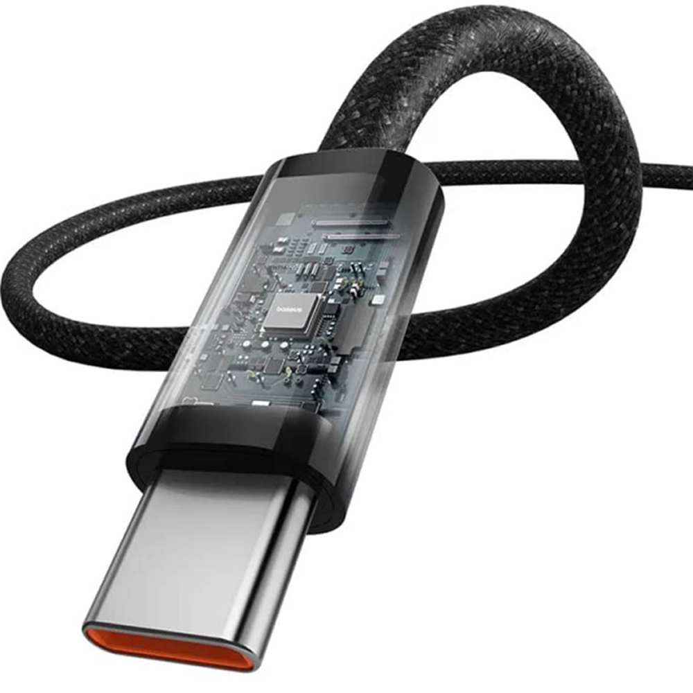 کابل دوسر تایپ سی 100 وات 5 آمپر یک متری بیسوس CB00076