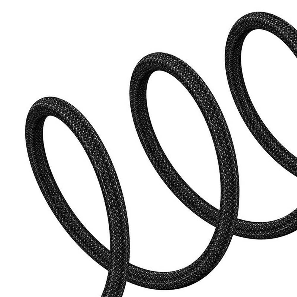 کابل فست شارژ USB به لایتنینگ 20 وات 2.4 آمپر یک متری طرح شفاف بیسوس CB000117