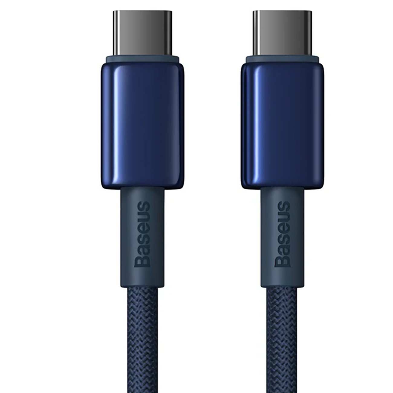 کابل دو سر تایپ سی فست شارژ 100 وات 5 آمپر یک متری بیسوس P10319800321-03