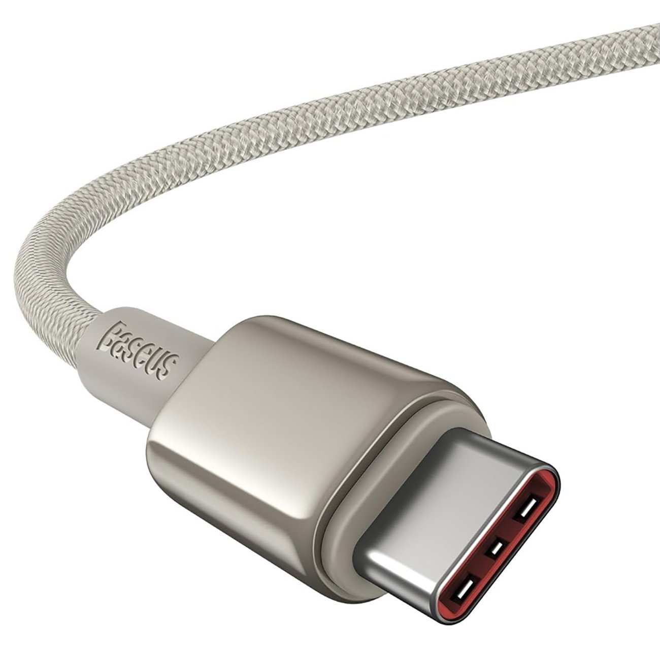 کابل دو سر تایپ سی فست شارژ 100 وات 5 آمپر یک متری بیسوس P10319800321-03