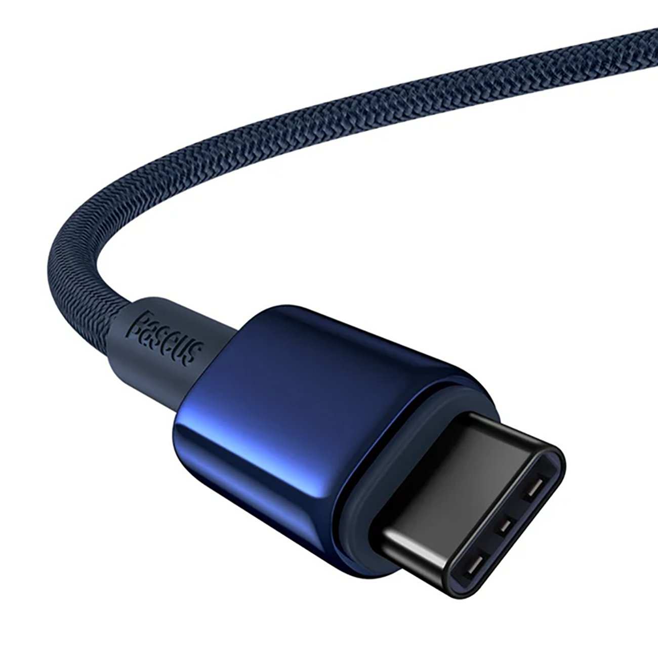 کابل دو سر تایپ سی فست شارژ 100 وات 5 آمپر یک متری بیسوس P10319800321-03