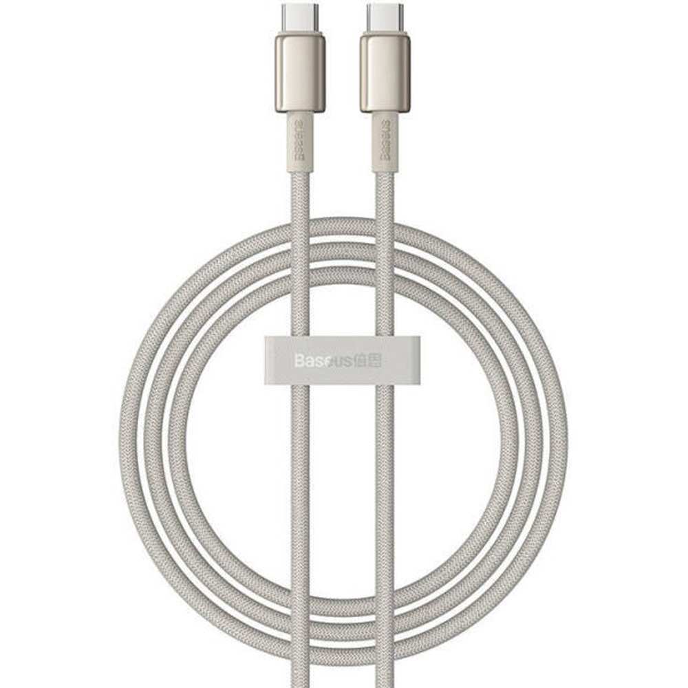 کابل دوسر تایپ سی 100 وات 5 آمپر دو متری بیسوس P10319800321