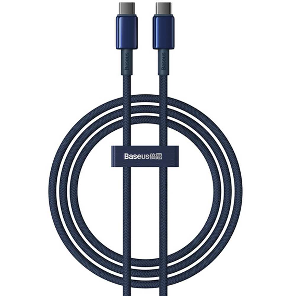 کابل دوسر تایپ سی 100 وات 5 آمپر دو متری بیسوس P10319800321