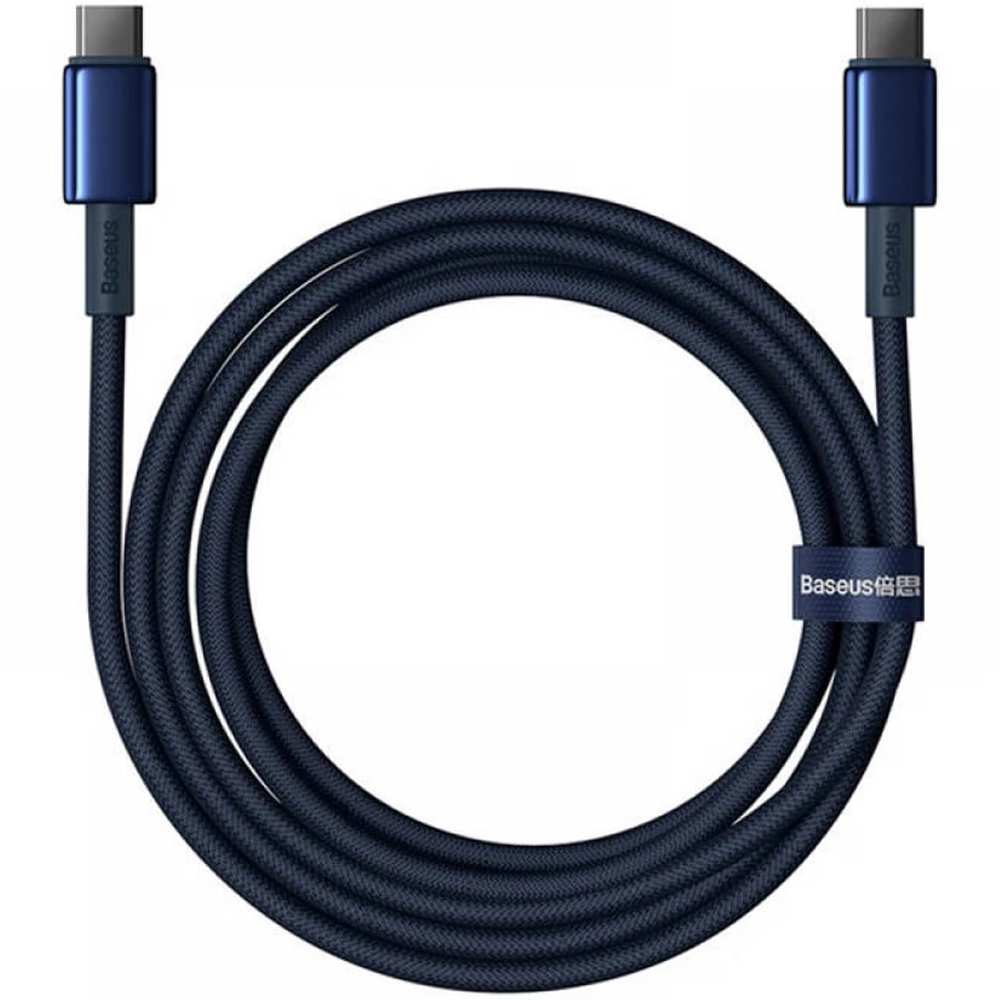 کابل دوسر تایپ سی 100 وات 5 آمپر دو متری بیسوس P10319800321