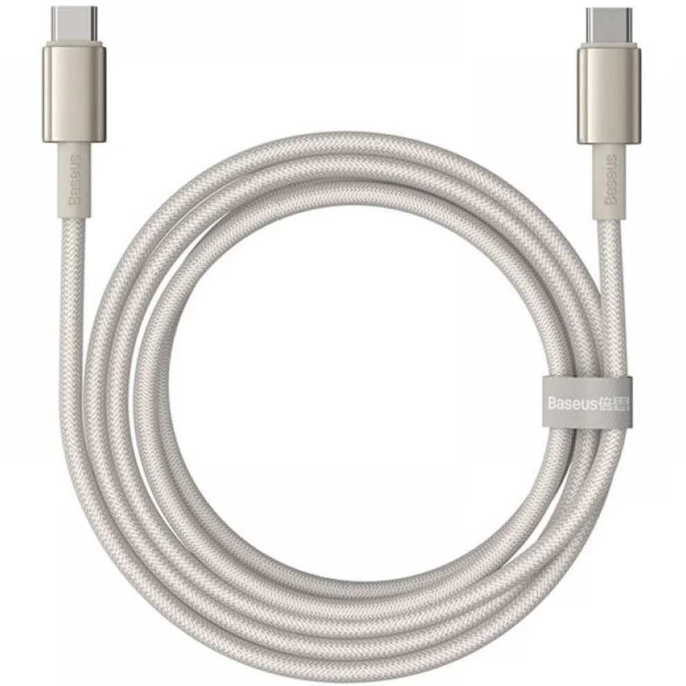 کابل دوسر تایپ سی 100 وات 5 آمپر دو متری بیسوس P10319800321