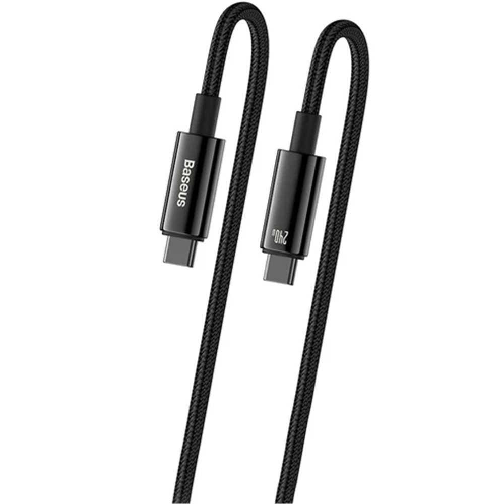 کابل تایپ سی به تایپ سی 240 وات یک متری بیسوس CB000038