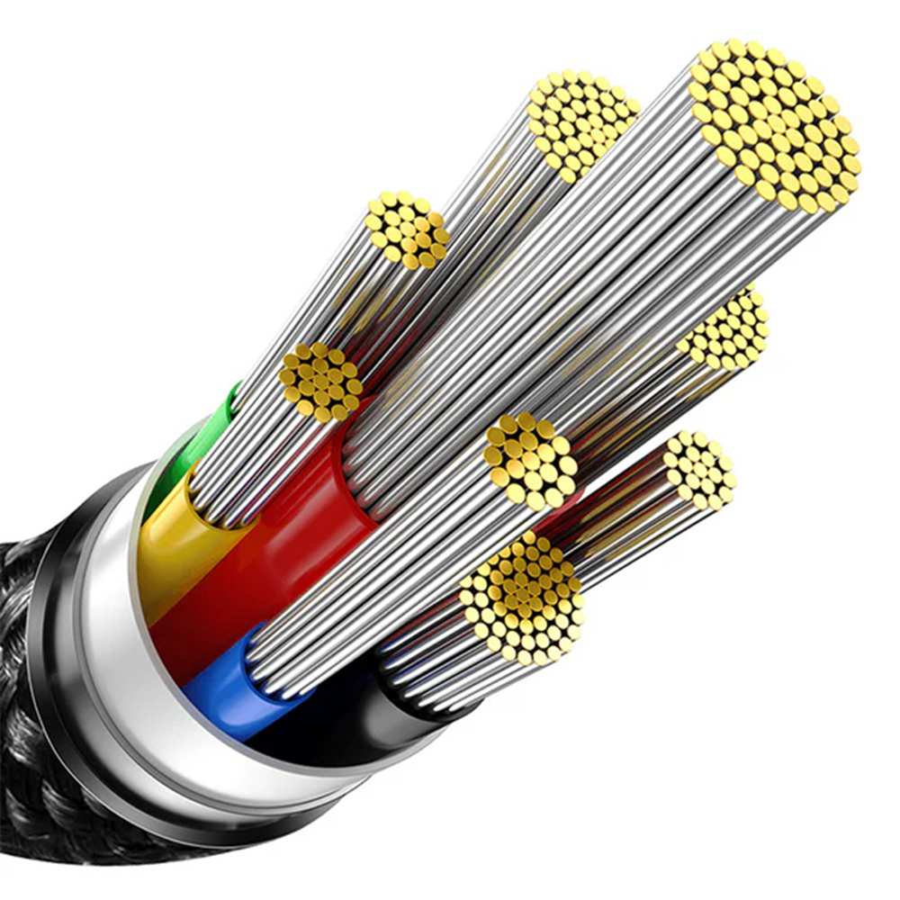 کابل تایپ سی به تایپ سی 240 وات یک متری بیسوس CB000038