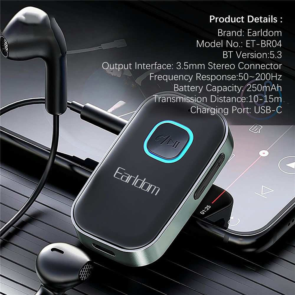 دانگل بلوتوثی خودرو شارژی ارلدام ET-BR04