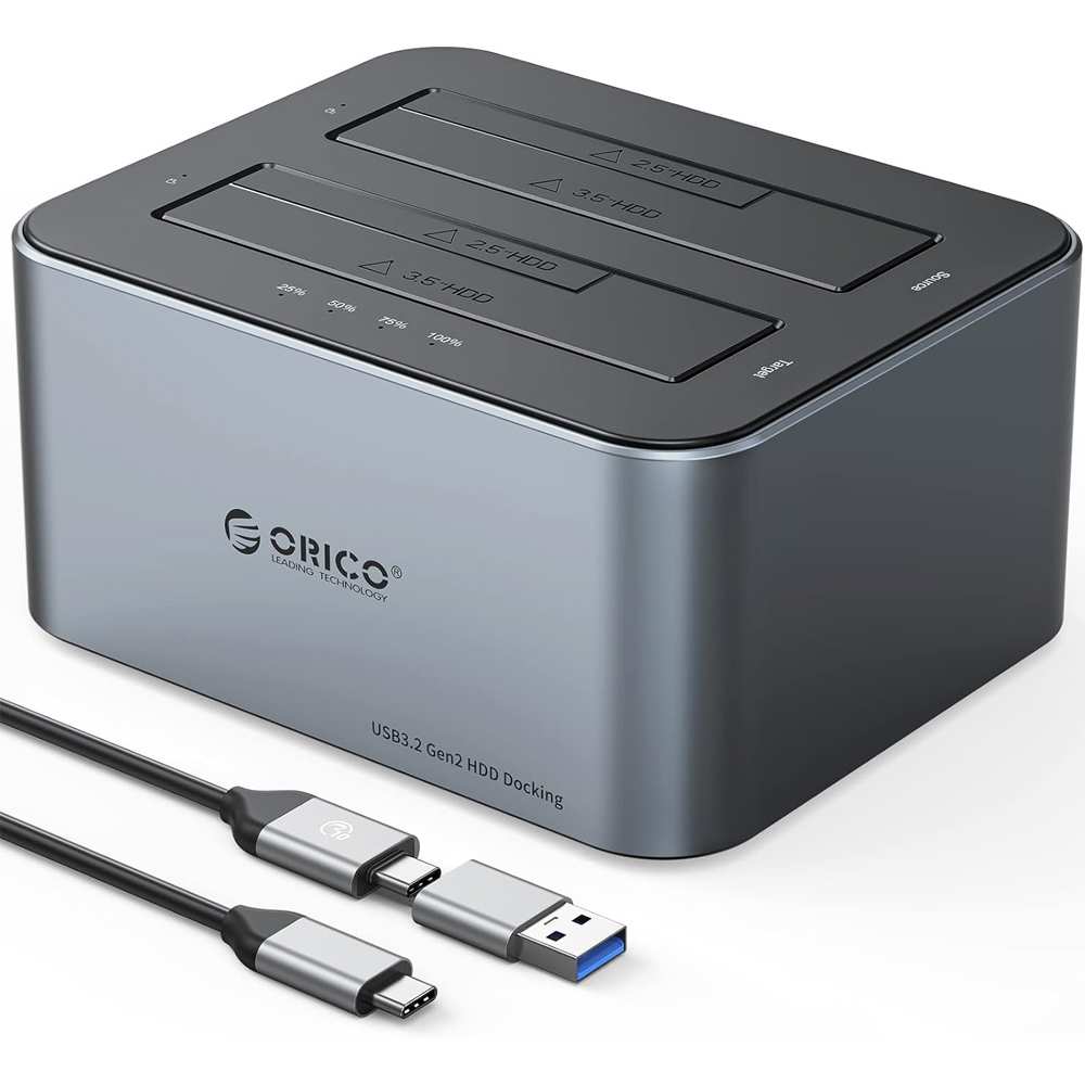 باکس هارد 2.5 اینچ و 3.5 اینچ 2 سینی Type-C اوریکو 6626C3-C