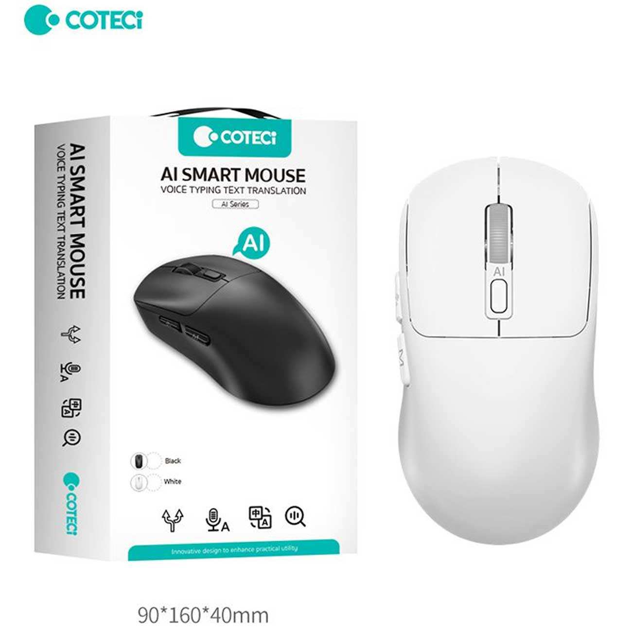 موس هوشمند بیسیم کوتسی OF-046 FH با قابلیت تایپ، ترجمه و فرمان صوتی