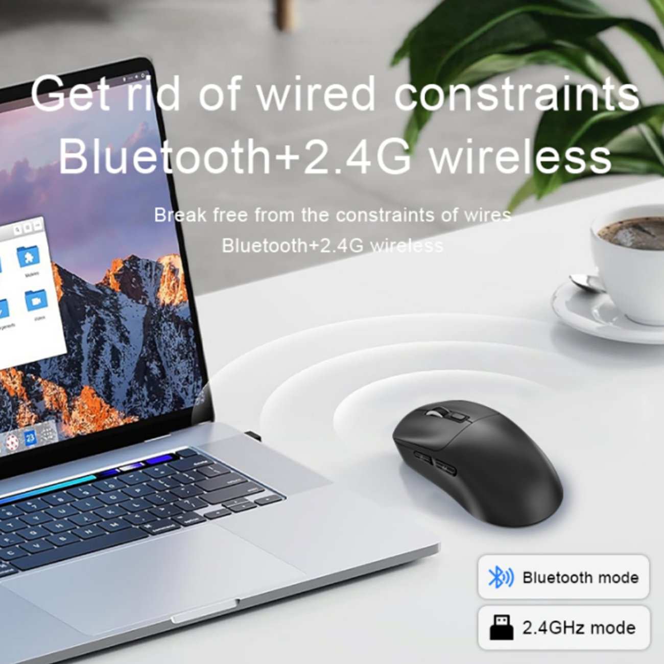 موس هوشمند بیسیم کوتسی OF-046 FH با قابلیت تایپ، ترجمه و فرمان صوتی